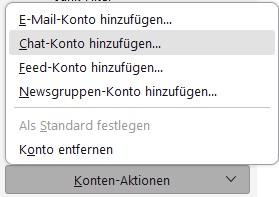 Konten-Aktionen