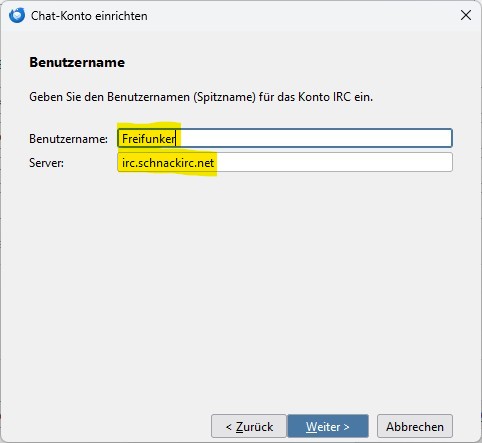 Benutzername
